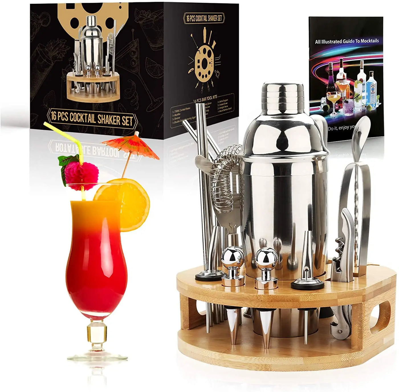 Sixteen Piece Bartender Kit