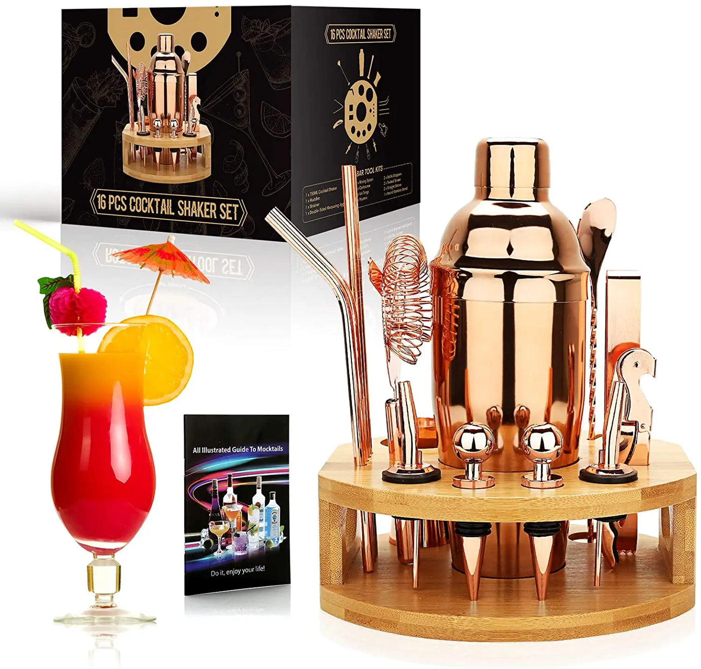 Sixteen Piece Bartender Kit