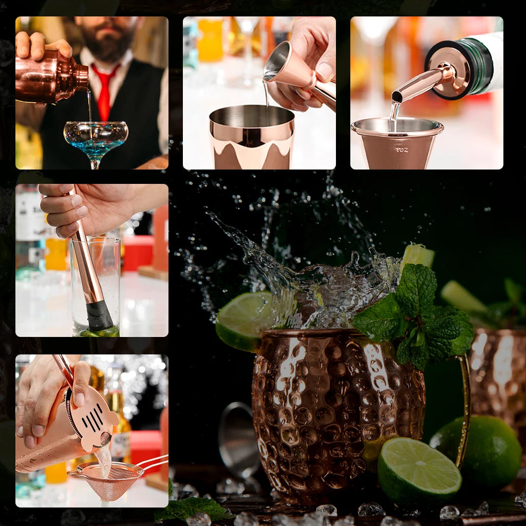 Sixteen Piece Bartender Kit