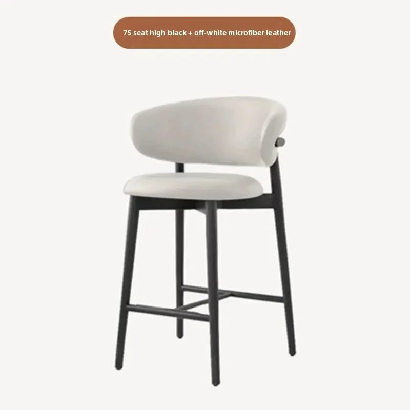 Nordic Cushioned Bar Chair