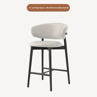 Nordic Cushioned Bar Chair