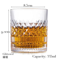 Geometric Whiskey Rocks Glass