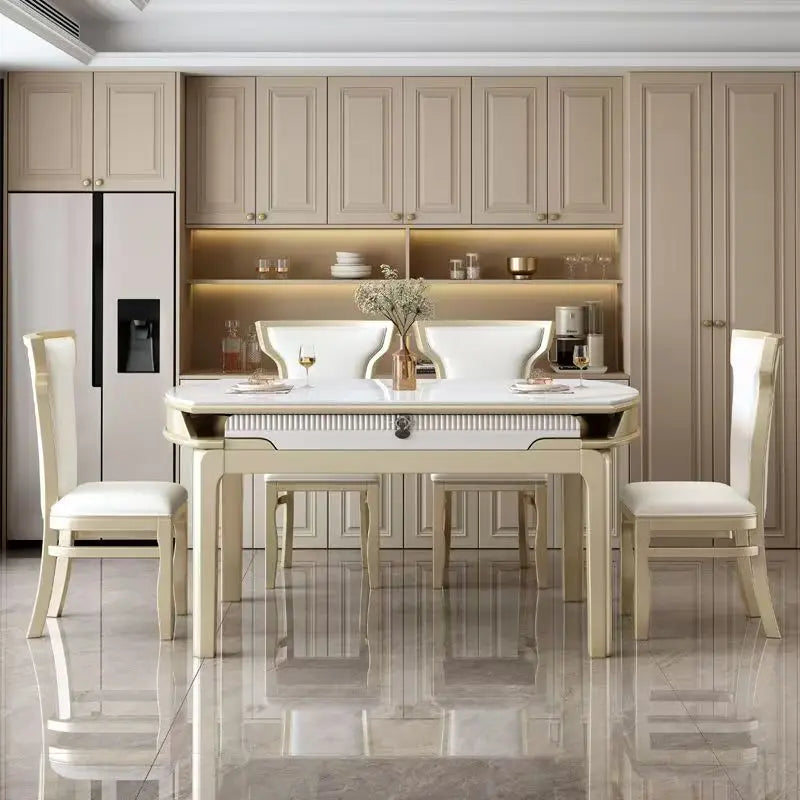 European Marble Dining Set