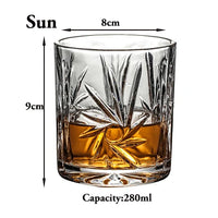 Geometric Whiskey Rocks Glass