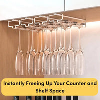 Under Cabinet Glass Holder