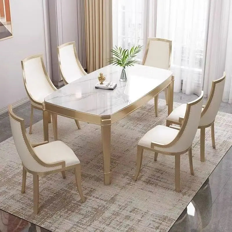 European Marble Dining Set
