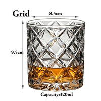 Geometric Whiskey Rocks Glass