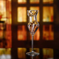 Sculptural Lady Cocktail Glass