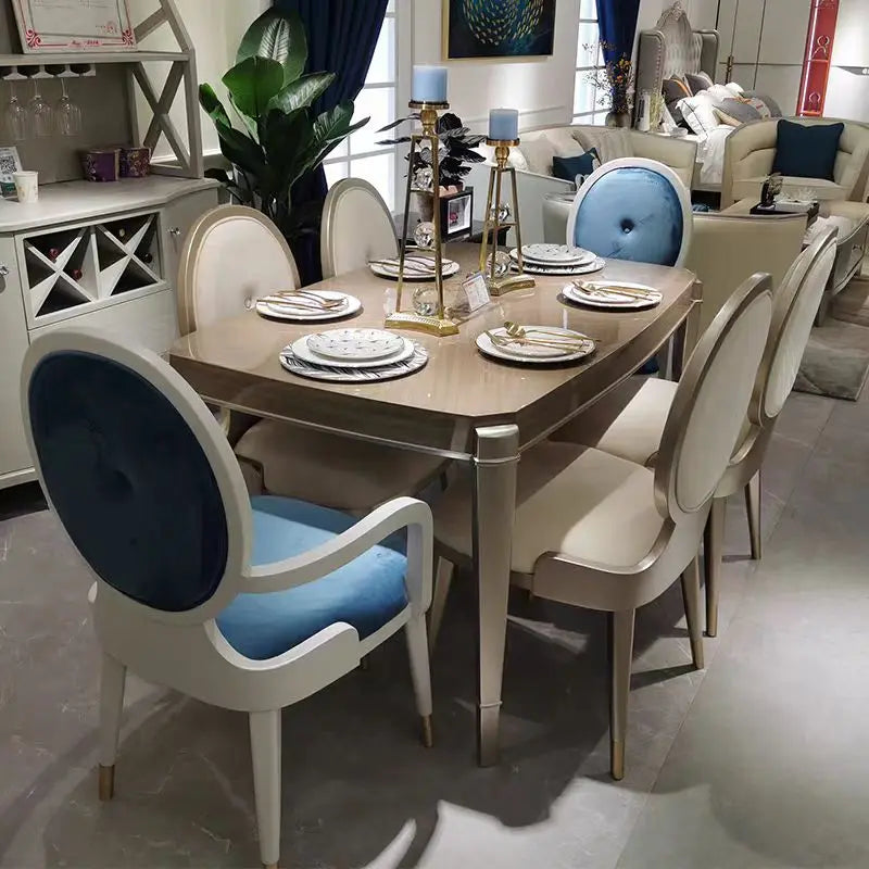 European Marble Dining Set