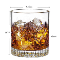 Geometric Whiskey Rocks Glass