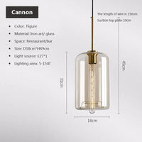 Nordic Glass Pendant Light