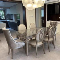 European Marble Dining Set