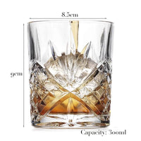 Geometric Whiskey Rocks Glass