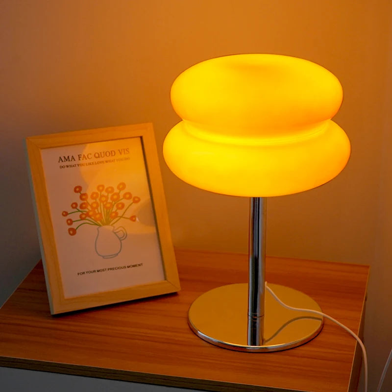 Stained Glass Egg Lamp