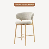 Nordic Cushioned Bar Chair
