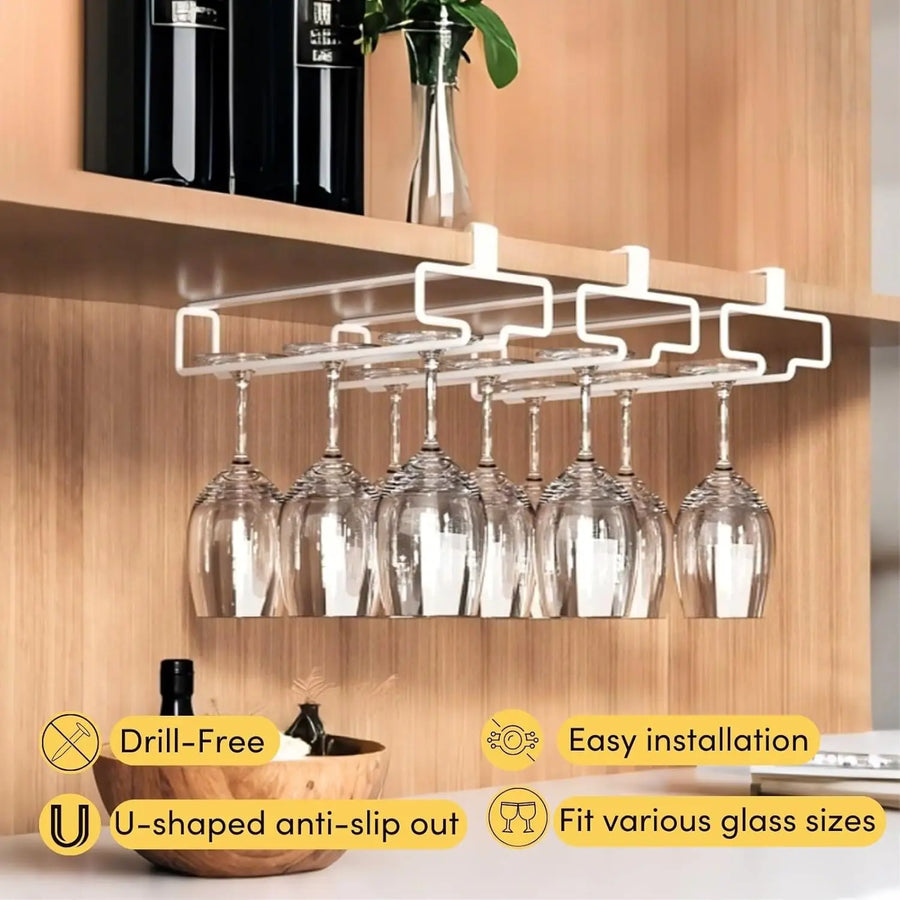 Under Cabinet Glass Holder