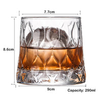 Geometric Whiskey Rocks Glass