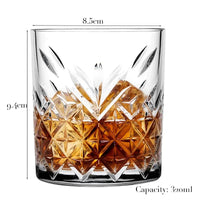 Geometric Whiskey Rocks Glass