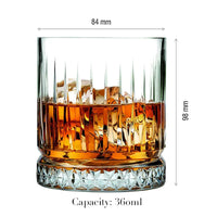 Geometric Whiskey Rocks Glass