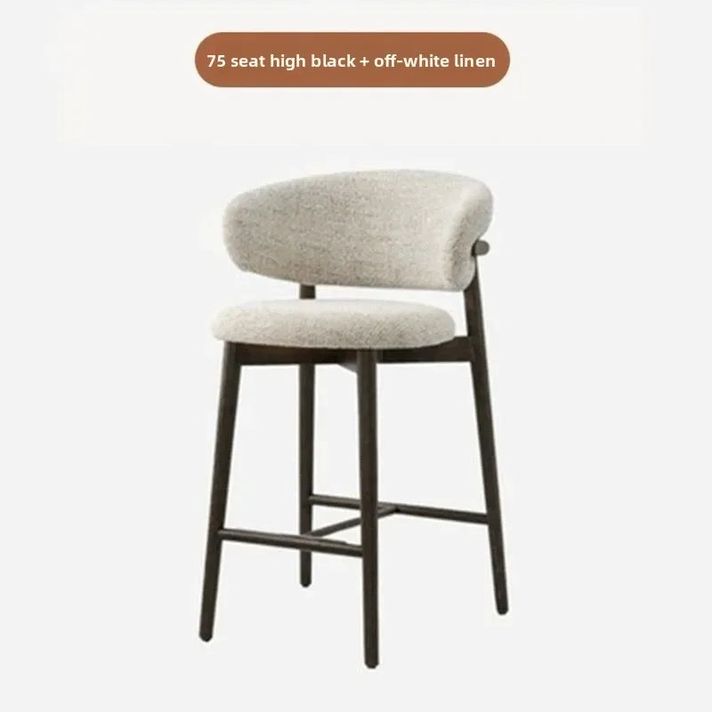 Nordic Cushioned Bar Chair
