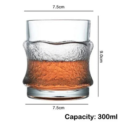 Geometric Whiskey Rocks Glass