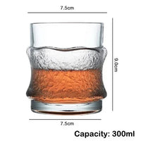 Geometric Whiskey Rocks Glass
