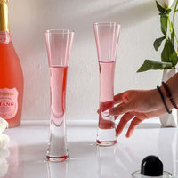 Hourglass Champagne Flute Set