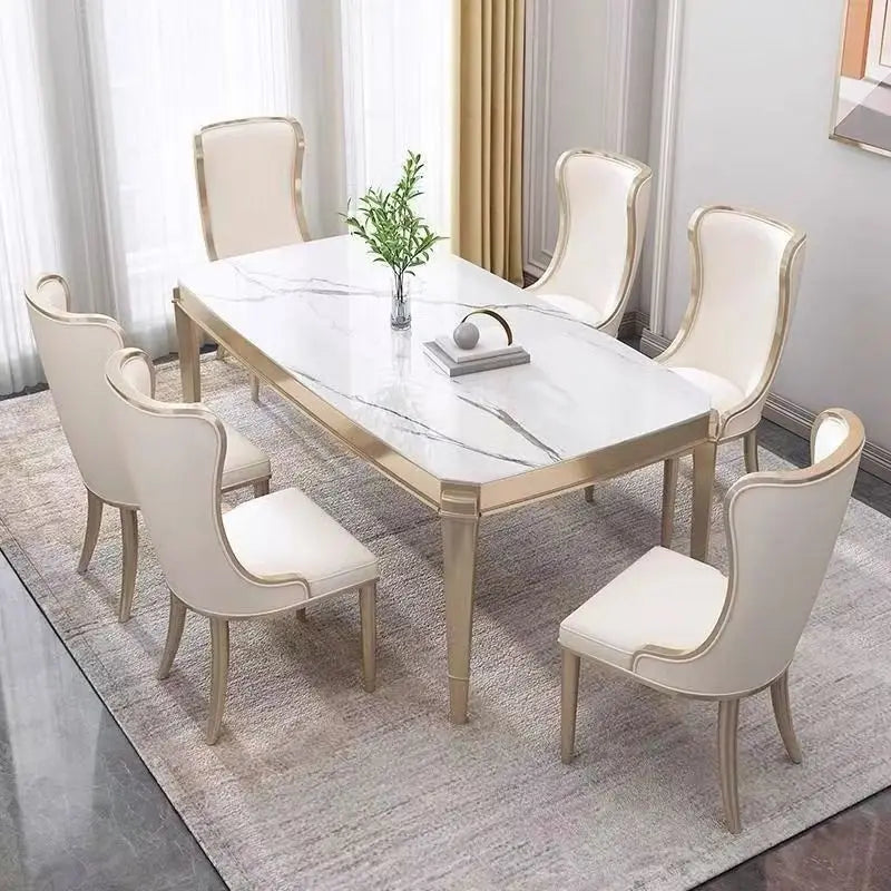 European Marble Dining Set