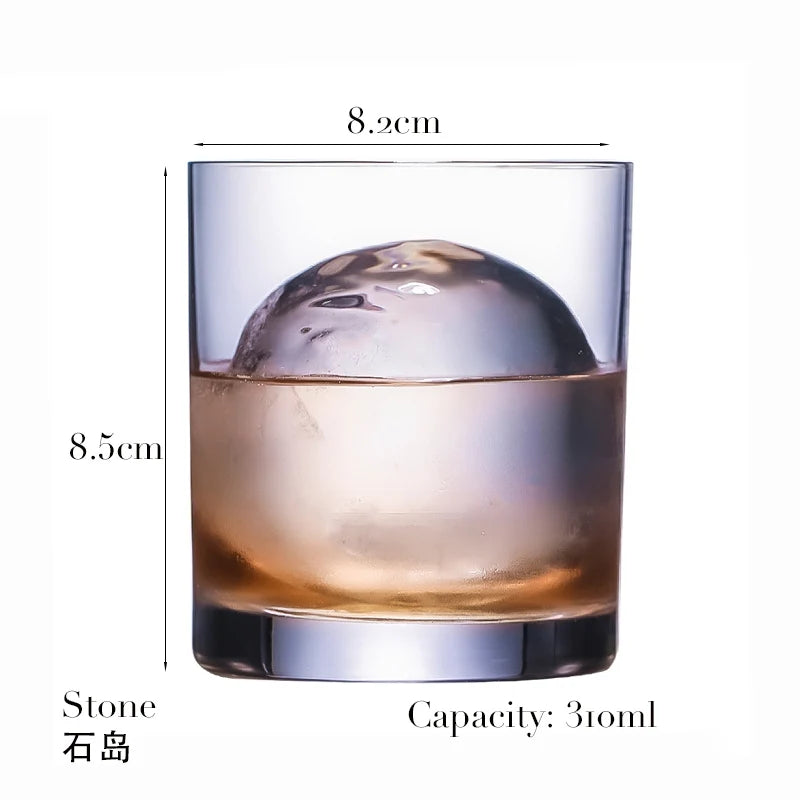 Geometric Whiskey Rocks Glass