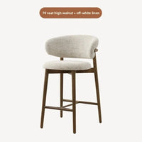 Nordic Cushioned Bar Chair