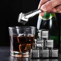 Reusable Stainless Whiskey Cubes