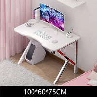 Pink Bamboo Gaming Desk