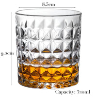 Geometric Whiskey Rocks Glass