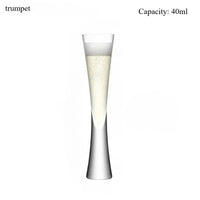 Hourglass Champagne Flute Set