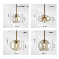 Nordic Glass Pendant Light