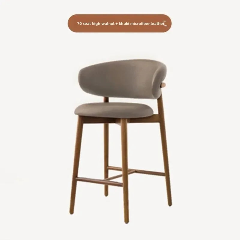 Nordic Cushioned Bar Chair