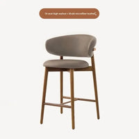 Nordic Cushioned Bar Chair