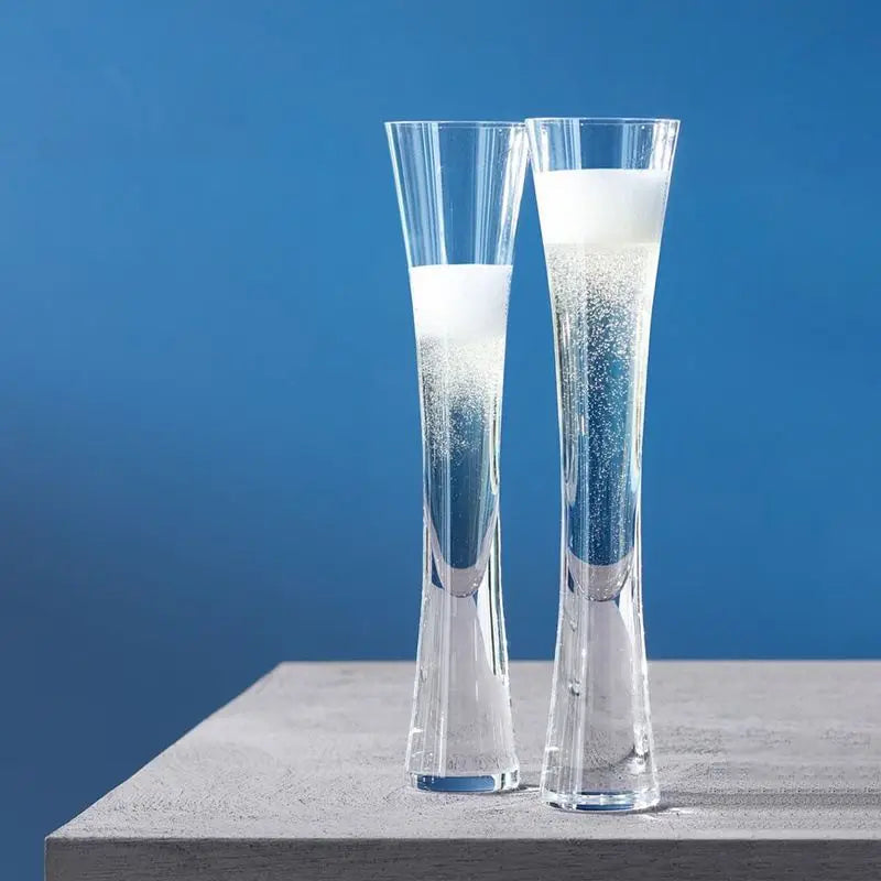 Hourglass Champagne Flute Set
