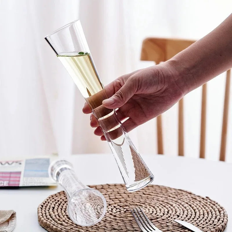 Hourglass Champagne Flute Set