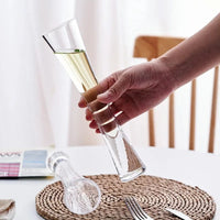 Hourglass Champagne Flute Set