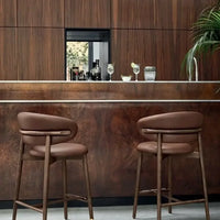 Nordic Cushioned Bar Chair