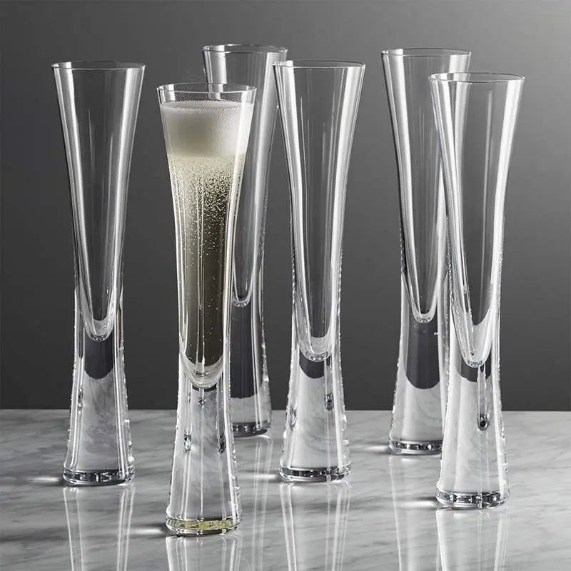 Hourglass Champagne Flute Set