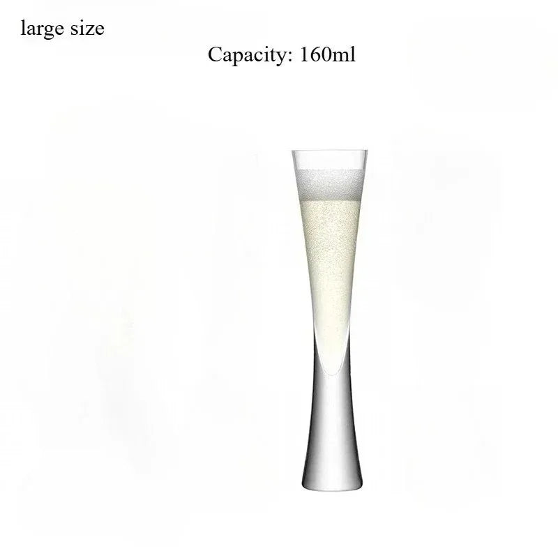 Hourglass Champagne Flute Set