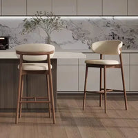 Nordic Cushioned Bar Chair