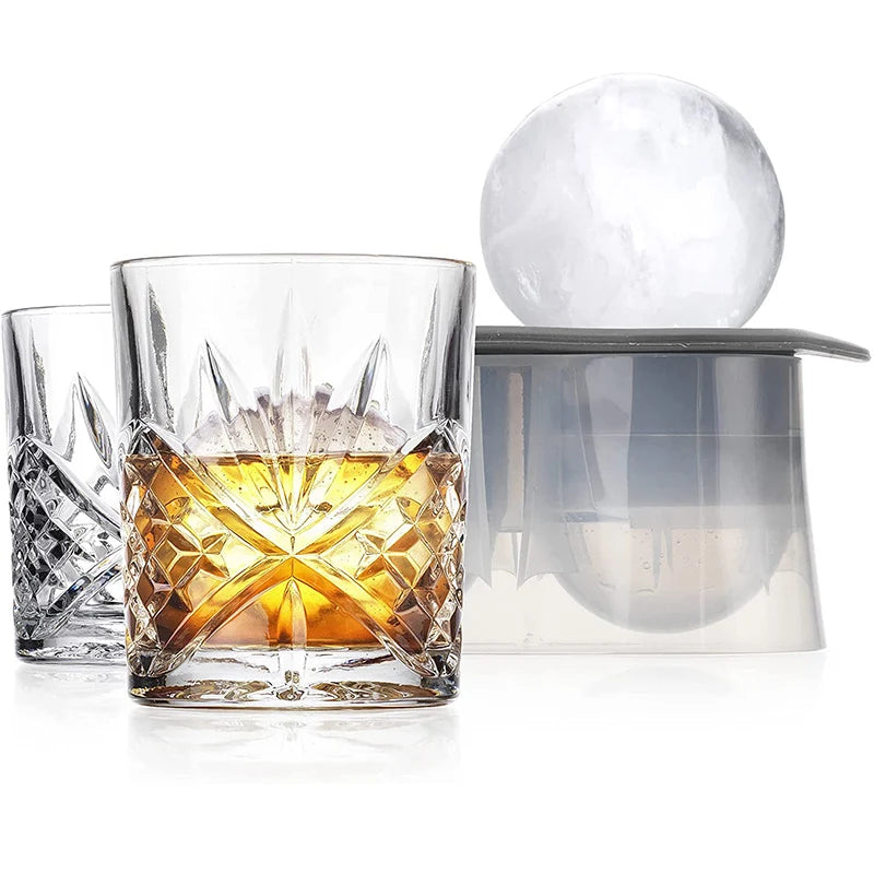 Geometric Whiskey Rocks Glass