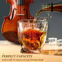 Geometric Whiskey Rocks Glass