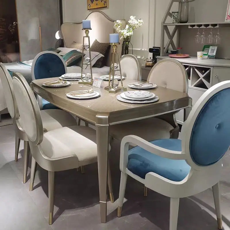 European Marble Dining Set
