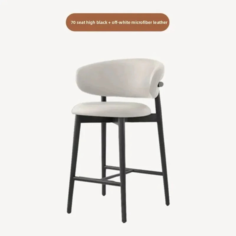 Nordic Cushioned Bar Chair